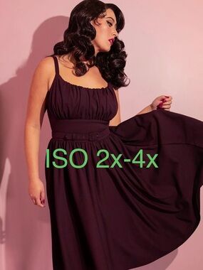 ISO Vixen by Micheline Pitt Plum Ingenue Dress